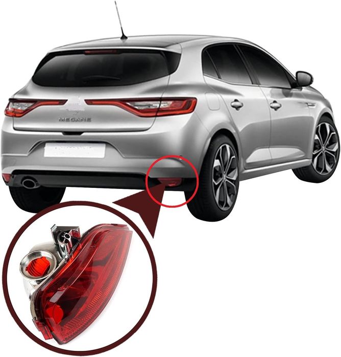 Заден десен халоген за мъгла, Renault, Megane IV 4 Хечбек, Без фасунга