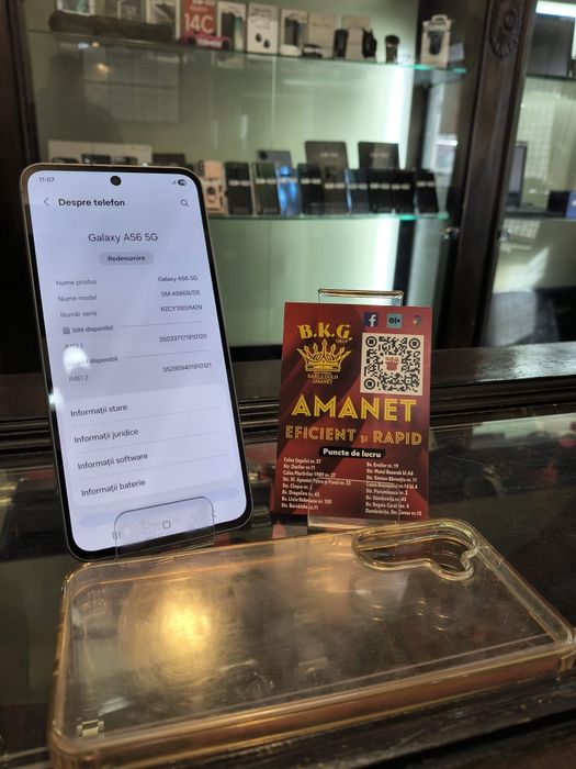 Samsung A56  128gb Amanet BKG