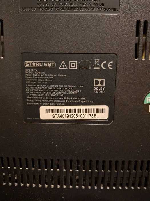 Televizor LED Star-Light 100 cm Full HD –bun ca monitor–HDMI–imagine