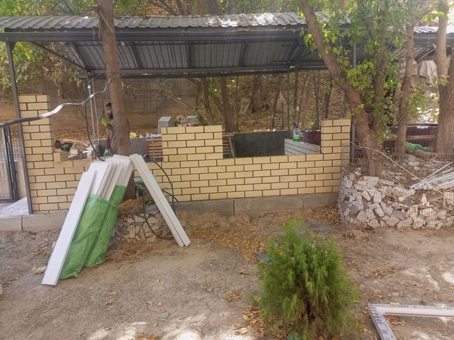 КладкаБалконаГиштКирпичБлокТерамзШтукатуркаСтяшкаДемантажФасадРемонт