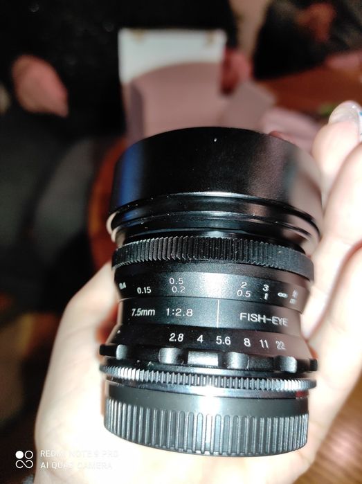 Широкоъгълен обектив fish eye