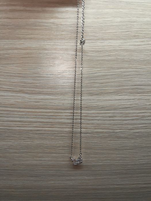 Lantisor Swarovski Lebada Piatra Alba