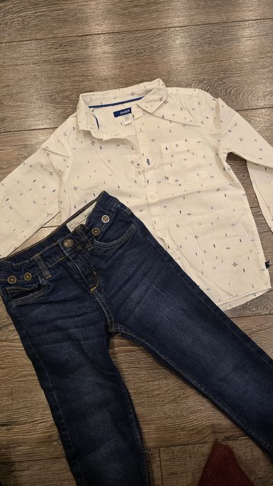 110см , 4-5 год Риза на Zara и Okaidi