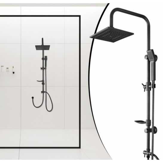 Душ комплект с черна матова повърхност ПРОМОЦИЯ!