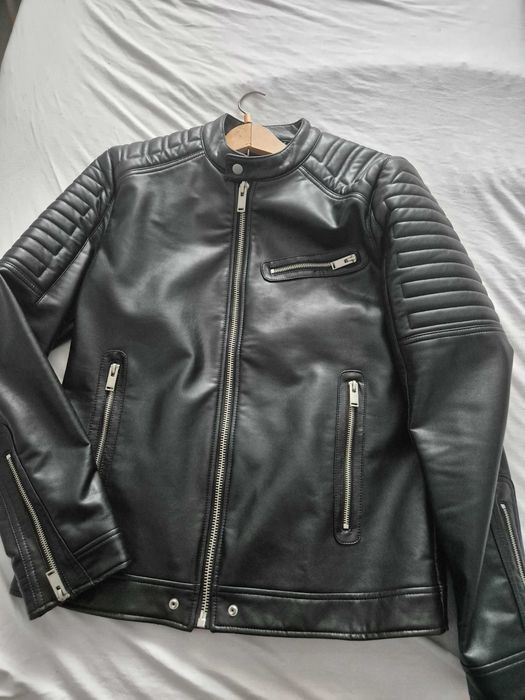 Мъжко кожено яке Zara