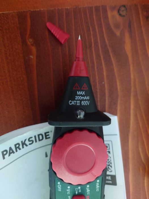 Мултимери: амперклещи и писалка Parkside