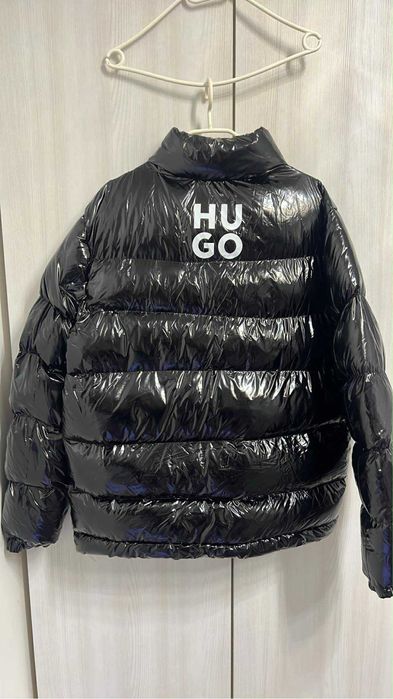 Geacă Hugo Boss puffer bărbați lucioasă premium – iarnă groasă – XXL