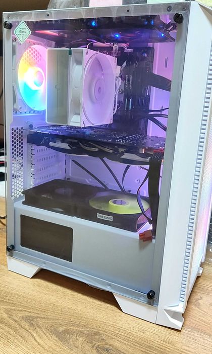 PC Gaming White Edition – i3 Gen 12 | GTX 1070 8GB | 16GB RAM | Win 11 Pro