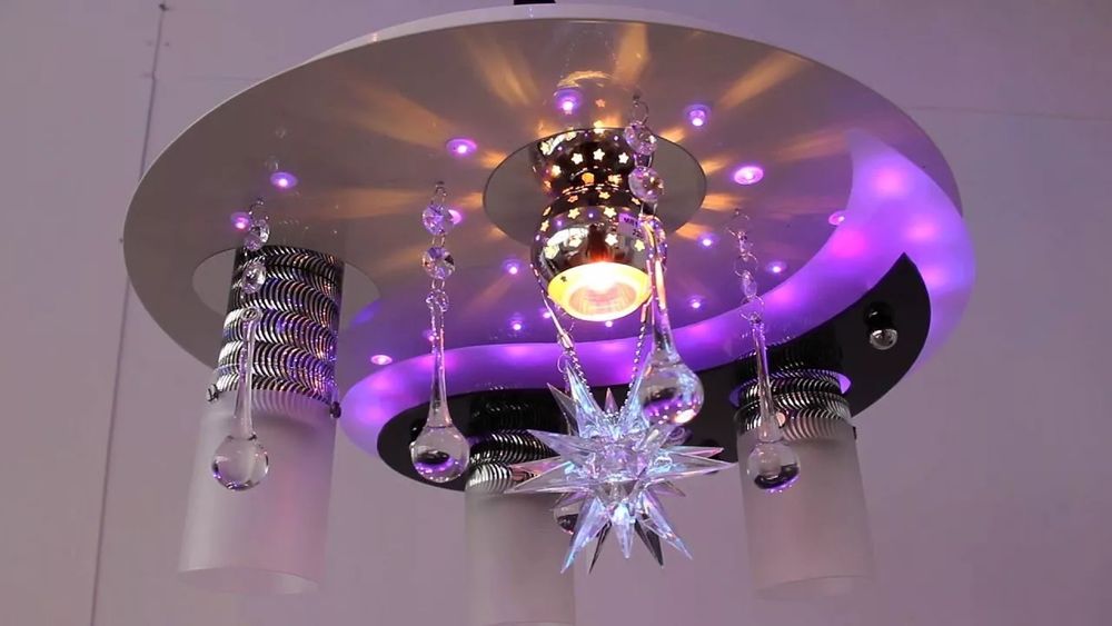 Установка люстра. lustra ornatish лустра