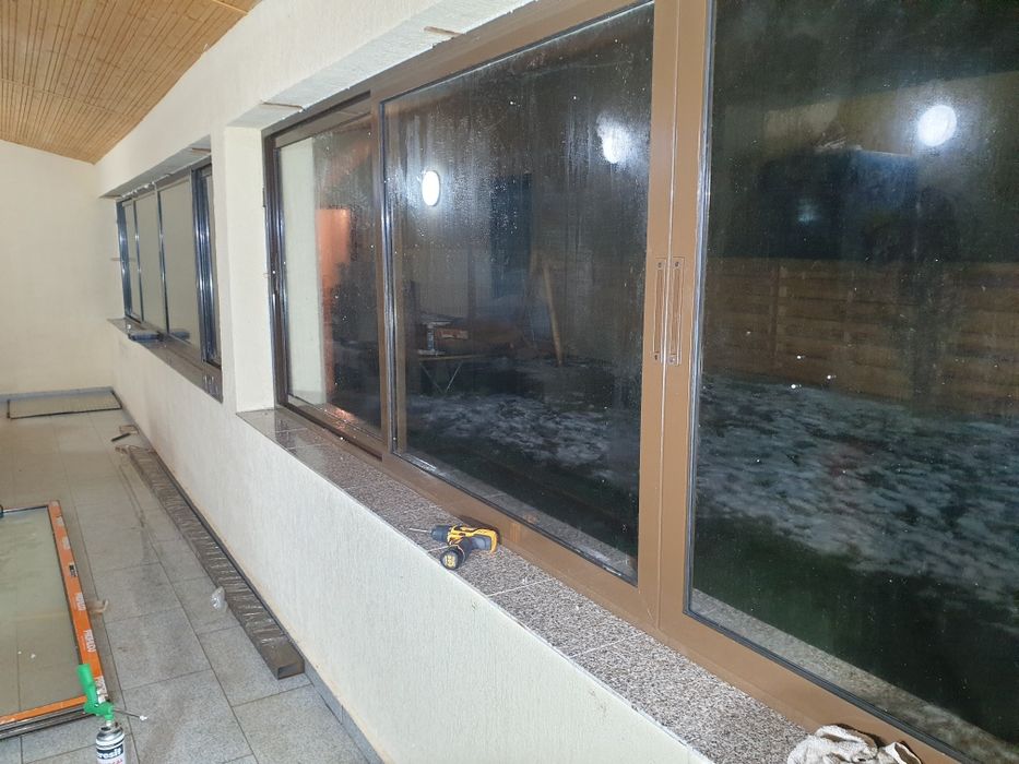 Inchidere terasa balcon foisor sticlă armonică sau glisantă