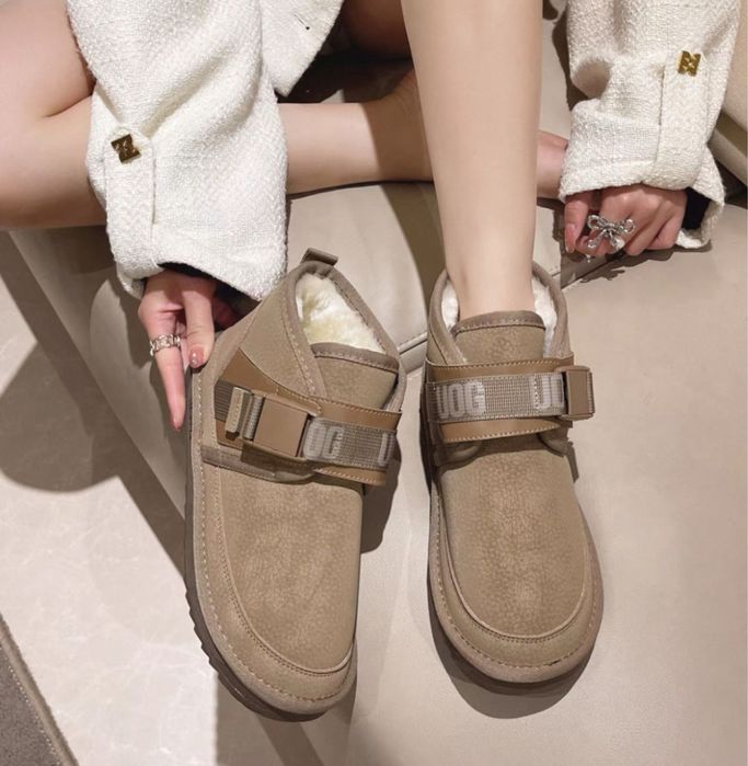 Женские ботинки на меху большого размера