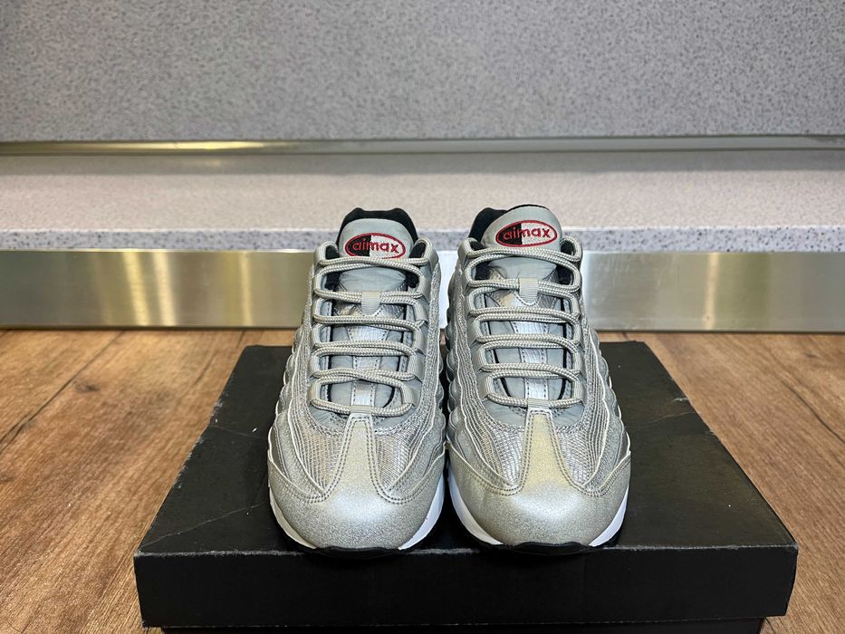 ОРИГИНАЛНИ *** Nike Air Max 95 QS GS / 'Silver Bullet' metallic silver