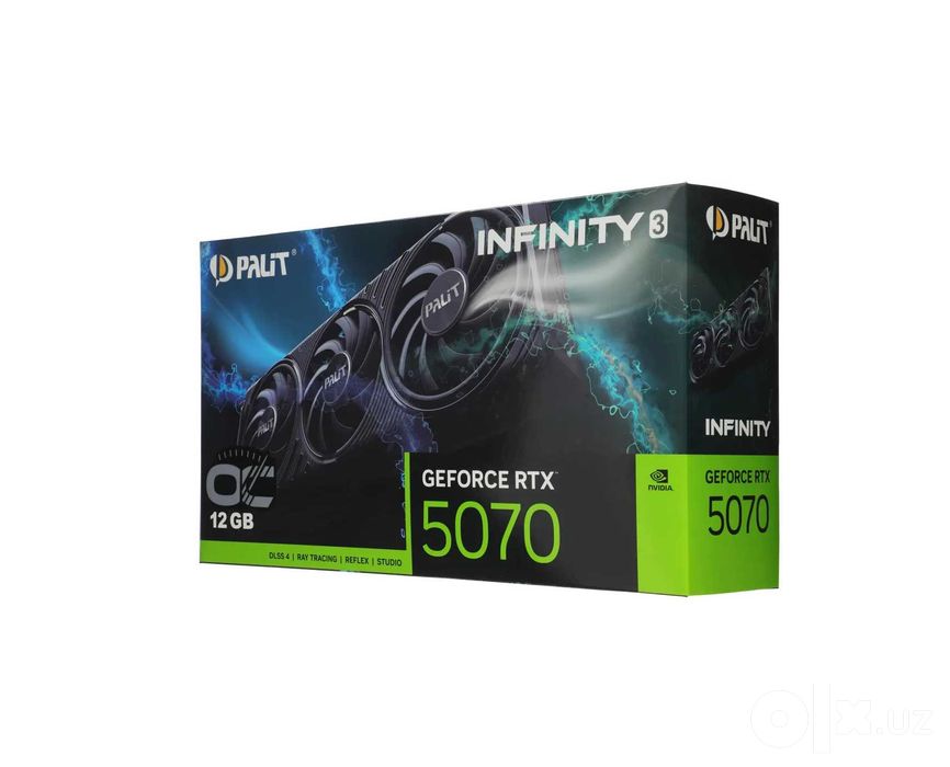{ Видеокарта Palit GeForce RTX 5070 Infinity 3 12GB GDDR7
