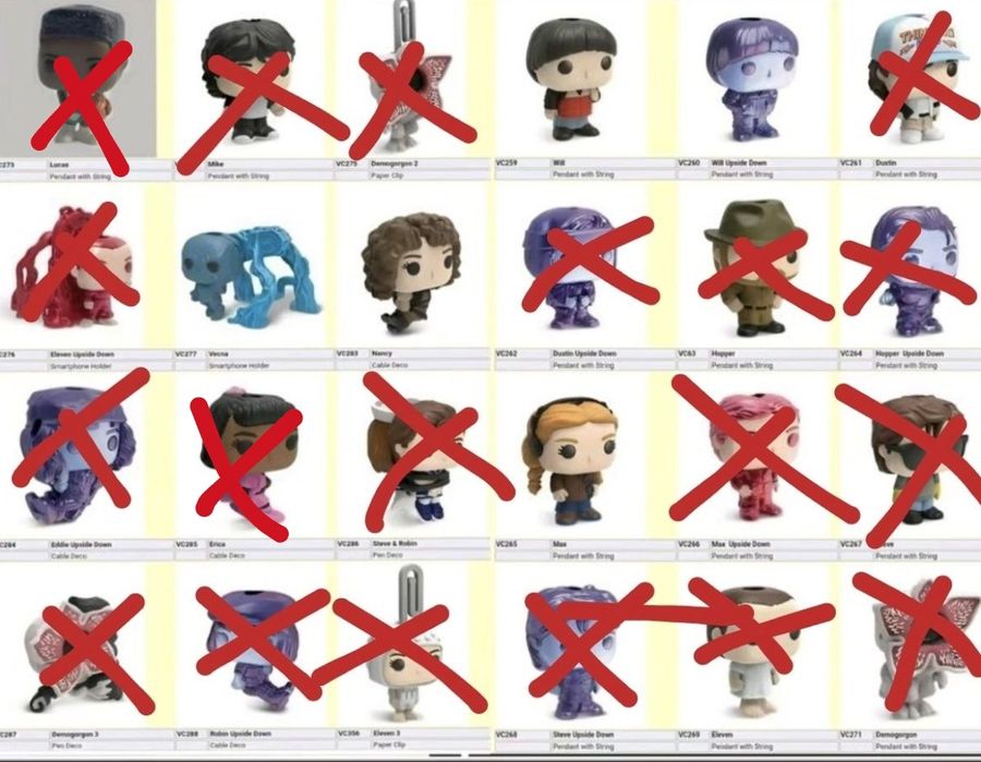 Обмен игрушек осд,stranger things