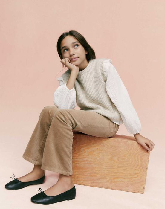 Balerini piele Mango