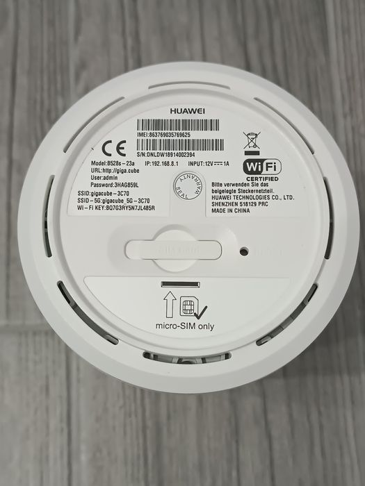 Router WI-FI cu SIM Huawei B528 4G LTE dual band necodat