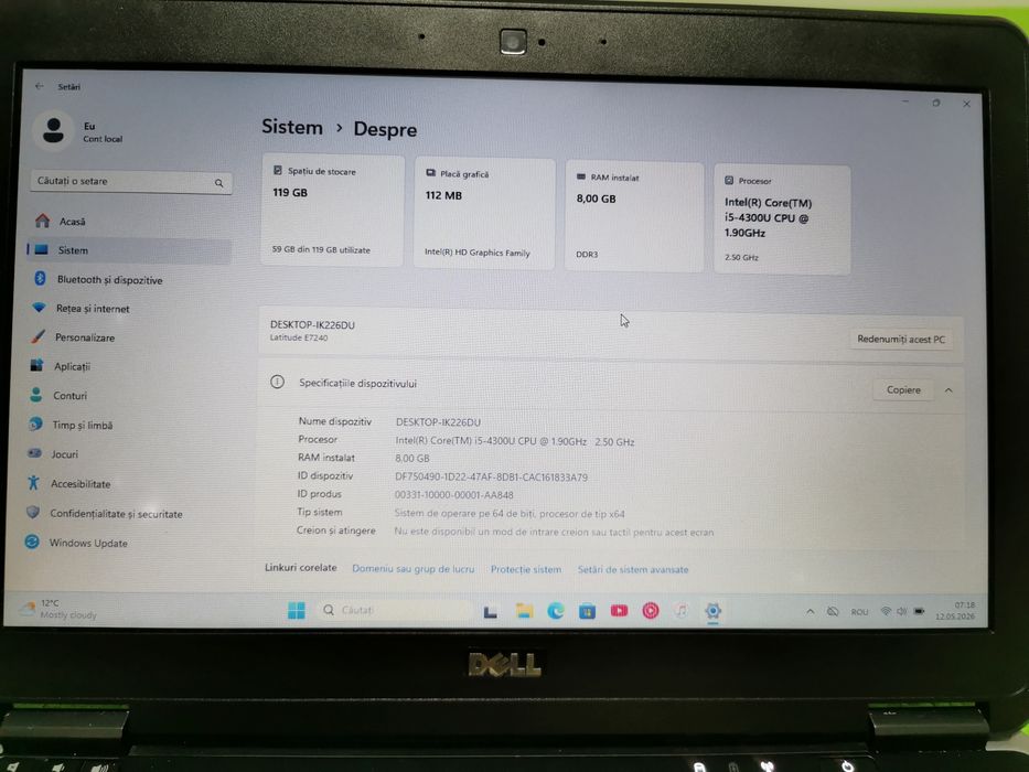 Doua laptopuri i5 gen 4 ssd