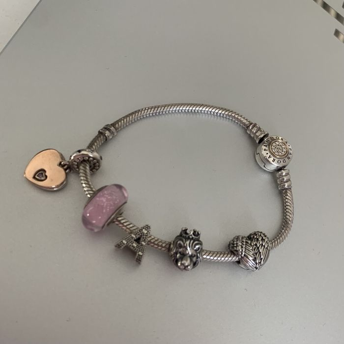 Браслет Pandora+5 шармов