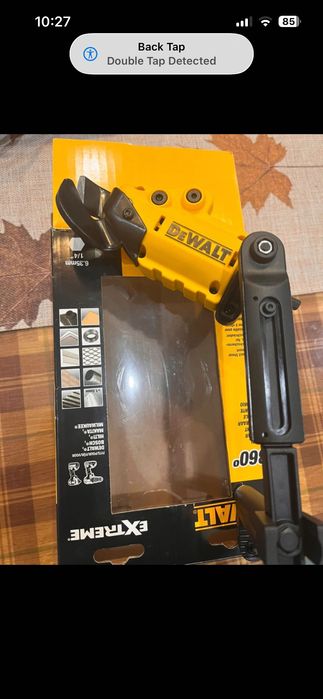 Dewalt, atașament foarfecă de tăiat tabla