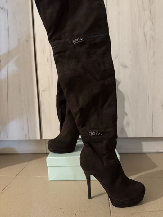 Сапоги кожаные