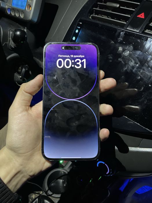 Iphone 14 pro max 128 gb yomkost 85  2 ta simkartali