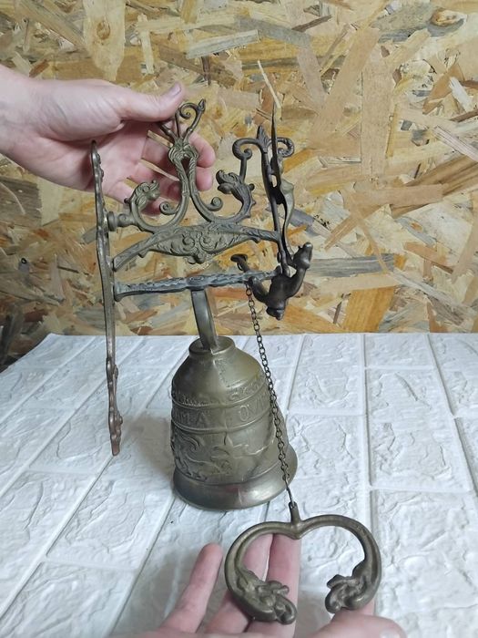 Vintage Швейцарски стенен бронзов