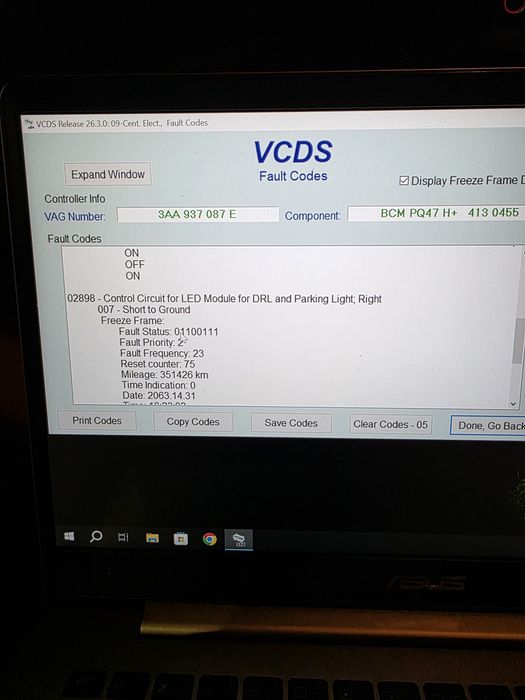 Diagnoza auto grupul VAG