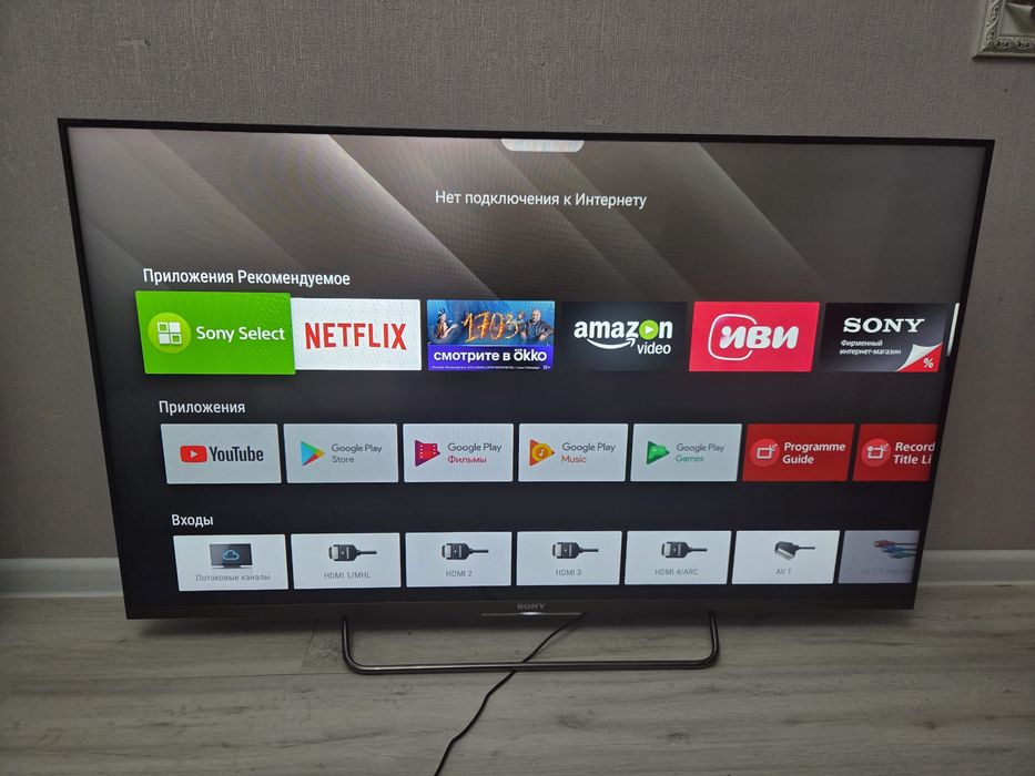 SONY Android Smart TV Диогональ 127см KDL-50W808С / BTV