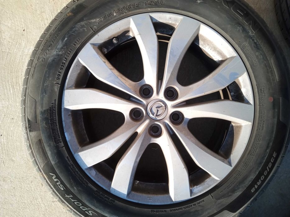 Jante aliaj+cauciucuri de vara pentru Mazda cx7