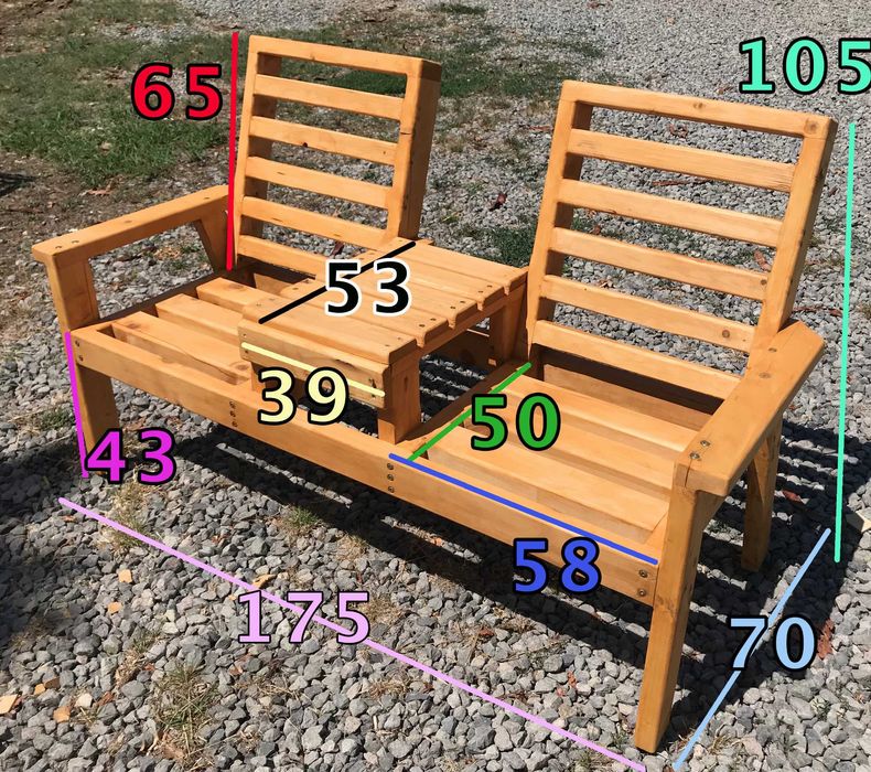 Градинска пейка дървена пейка пейка за тераса веранда беседка