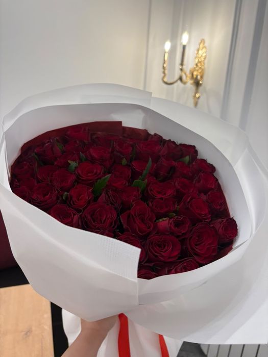 Роза красные 51шт