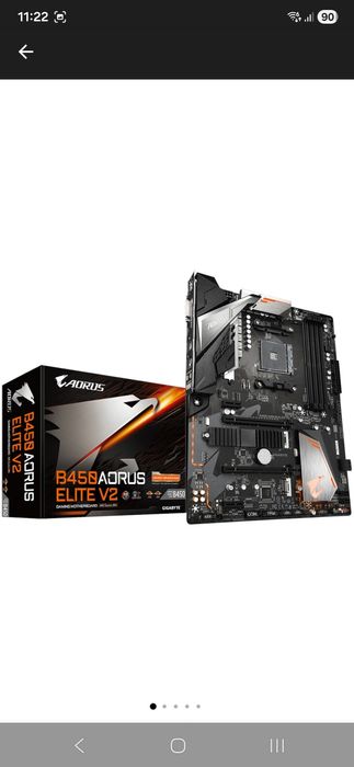 Placa de baza Aorus Elite B450