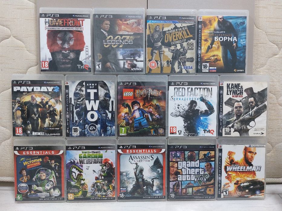 Лицензионные Игры Диски PS3 ПС3