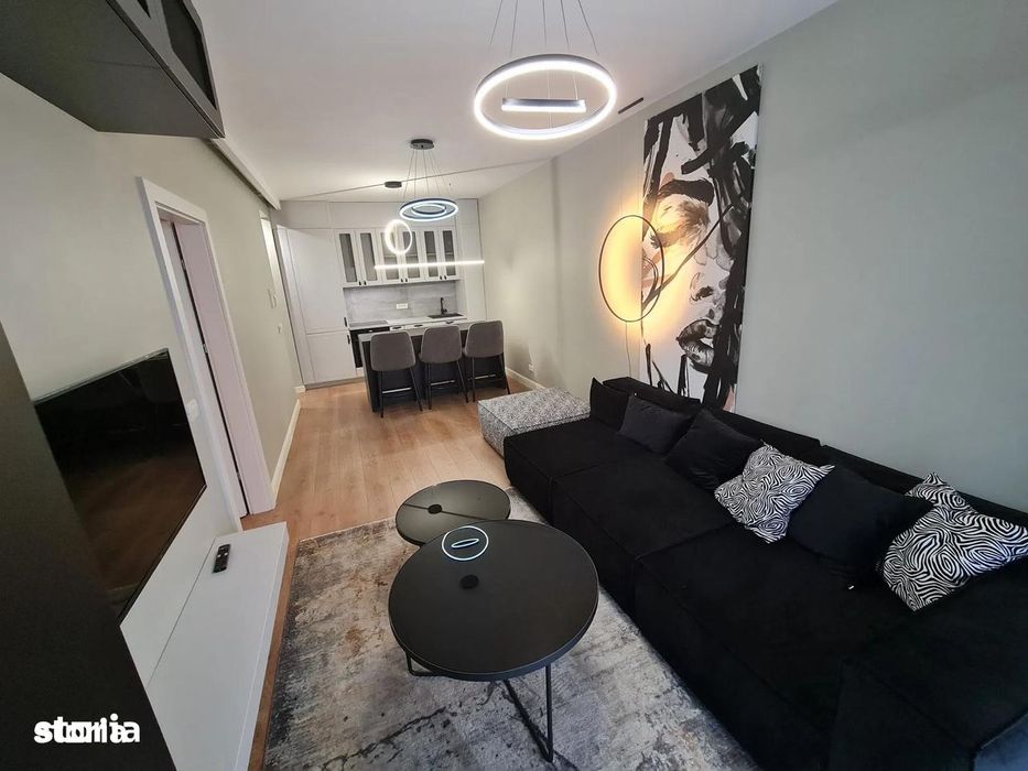 Apartament elegant , design alb-negru, terasă de 48 mp, Adora