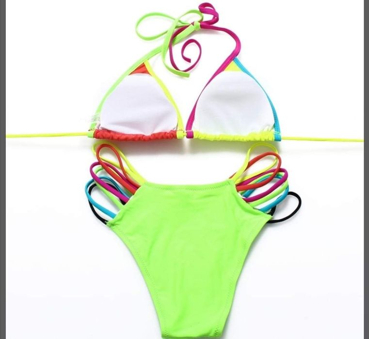 Чисто нов бански костюм, неонов