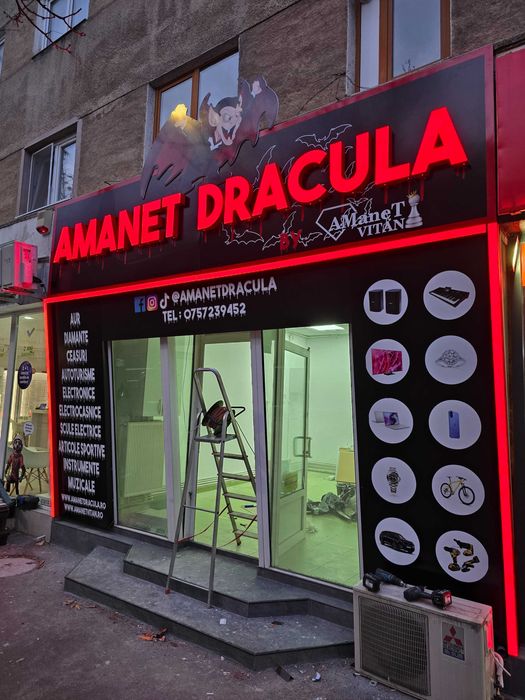 Reclame luminoase litere volumetrice casete si firme luminoase