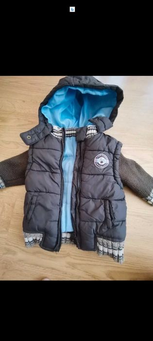 Geaca stil bundita+pulovăr Early days 9-12 luni