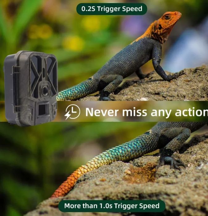 Ловна камера НС-940 Pro-li 4G работи с приложение+ литиева батерия