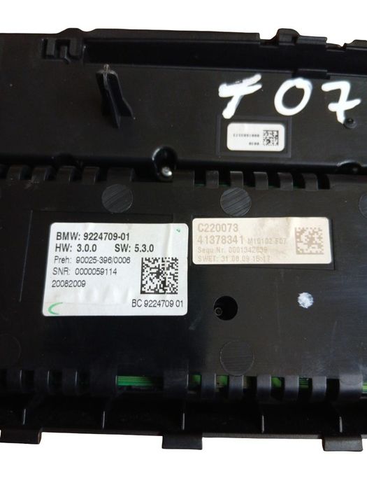 Panou Clima Bmw 5 Vi Gran Turismo F07 2009 - 2017 9224709