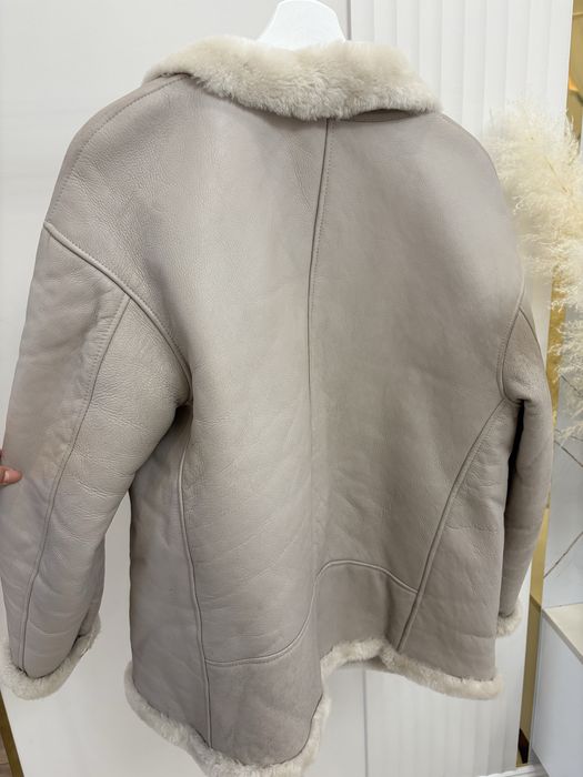 Натуральная дублёнка авиатор