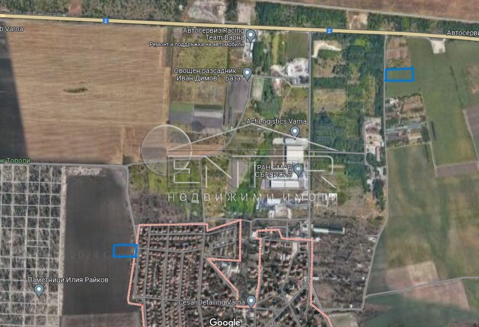 Продава се Парцел в с. Тополи, Област Варна - 3801 кв.м за 26 €/кв.м - Снимка #2