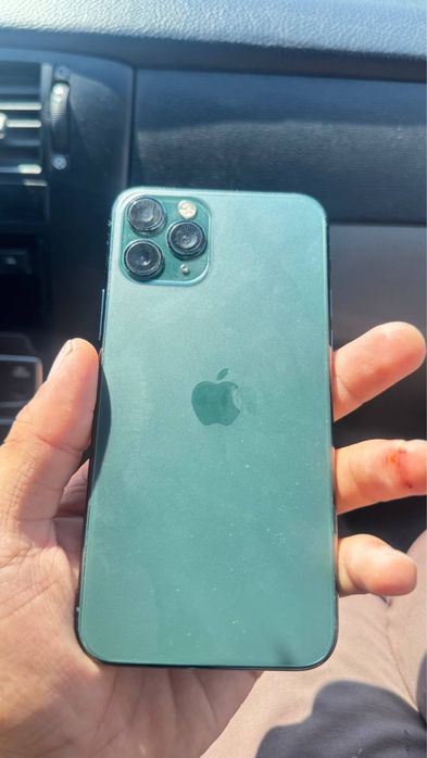 Iphone 11 pro green 64 gb sotiladi sr