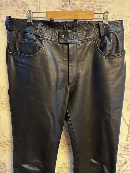 Pantaloni 100% piele naturala barbati Louis marimea M-36