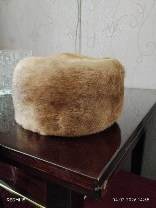 Женская норковая шапка