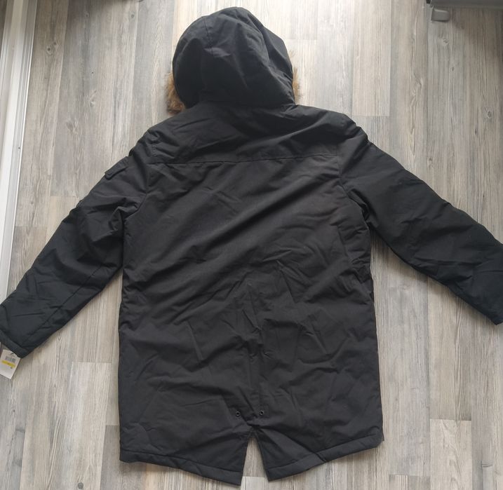 Чисто ново мъжко яке парка Mark New York by Andrew Marc черно М L