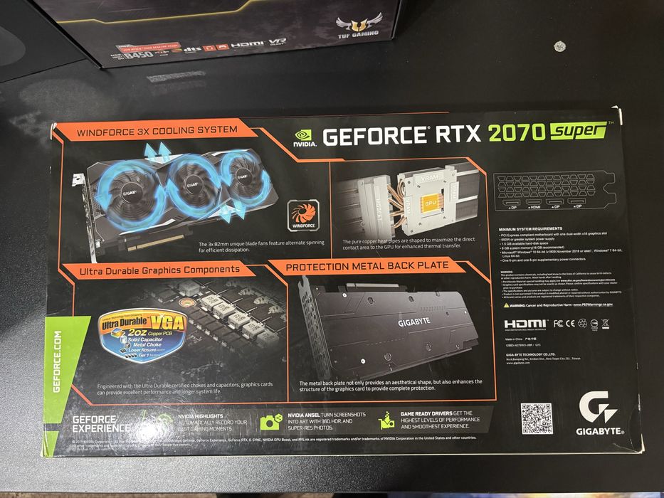 Gigabyte GeForce RTX 2070 SUPER GAMING OC 8G