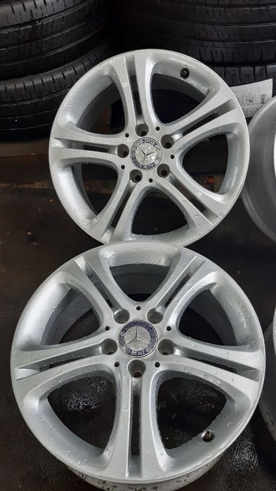 Set 4 jante aliaj r17 Mercedes 5x112 Volkswagen preț fix 1100 lei setu