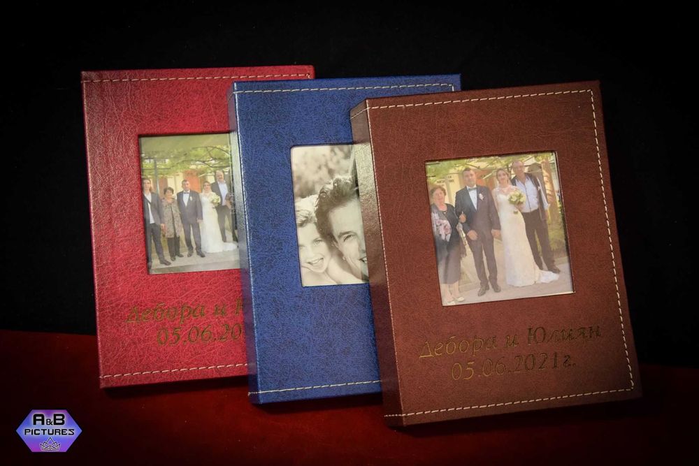 Лазерно гравиран албум за снимки + Ваша снимка