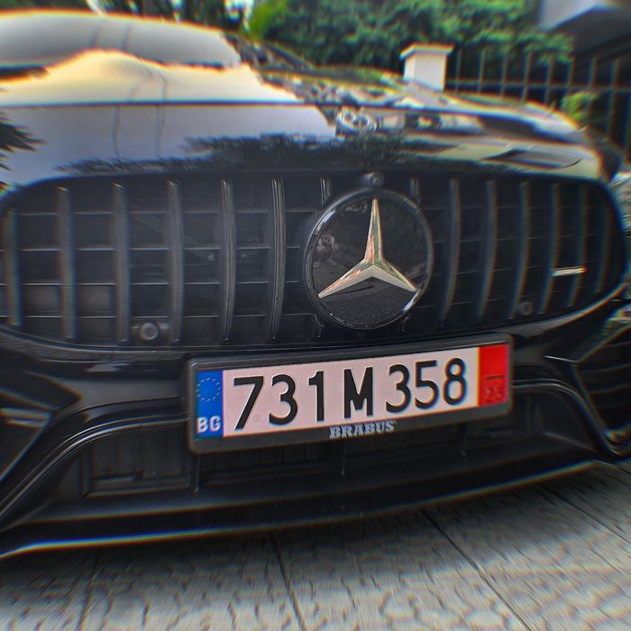 Рамки за номер Brabus / Табели, плаки, Mercedes