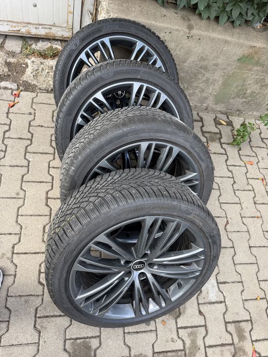 Оригинални джанти с чисто зимни нови гуми  255/40/20 ауди А6 /S6 A7/S7A8/S8